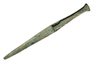 Good Iron - Age Weaponry Bronze Short - Sword C 1000 Bc Luristan Pre Greek. photo