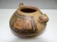 Antique Terra Cotta Clay Pottery Jaguar Bowl Mayan? Artifact? South American? Nr The Americas photo 10