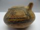 Antique Terra Cotta Clay Pottery Jaguar Bowl Mayan? Artifact? South American? Nr The Americas photo 6