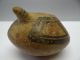 Antique Terra Cotta Clay Pottery Jaguar Bowl Mayan? Artifact? South American? Nr The Americas photo 8