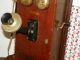Antique Western Electric Wall Phone 317p Hand Crank Wooden Brass Bells Bakelite The Americas photo 4