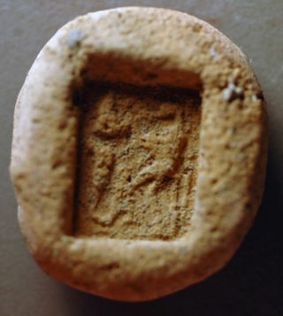 Seal Mold,  Egyptian Clay Over 3000 Years Old photo