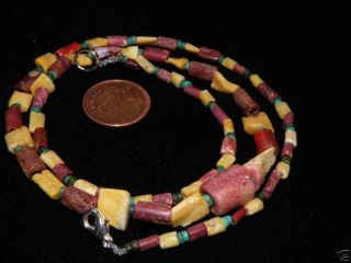 Pre Columbian Necklace Rare Spondillous Colours photo
