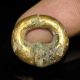 Rare Ancient Khmer Earring Fire - Gilded Bronze 11th Cent.  Ad Angkor Cambodia Far Eastern photo 1