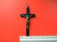 Rare Type And Large Antique Nuns Crucifix/cross Pendant,  Ca.  1850 Ad. Byzantine photo 8