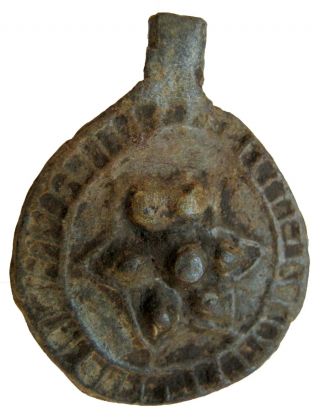 Roman Lead Amulet 20 - 25mm/ 4.  45g M - 260 photo