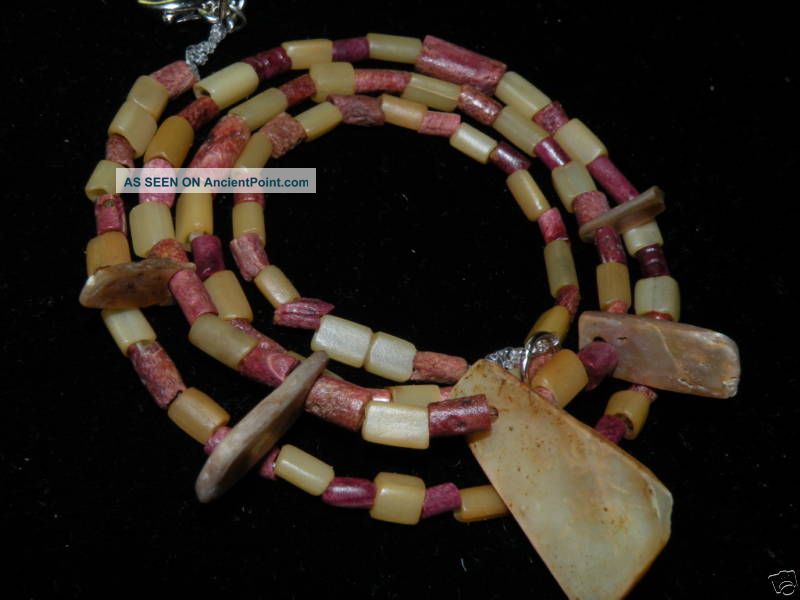 Pre Columbian Extremately Rare Beads Resin ? Amber ? The Americas photo