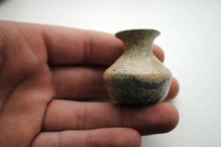 Islamic Small Glass Vessel 6 - 8th Century Perfect Sale photo