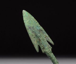Ancient Persian Near Eastern Bronze Age Barbed Arrow Head Weapon photo