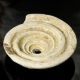 Ancient Ban Chiang Neolithic Bead Pendant Shell Disc 64.  88 G Thailand 500–300 Bc Neolithic & Paleolithic photo 4