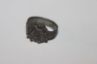 Medieval Period Finger Ring Rosette 16/17th Century photo