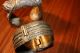 Antique 3 Authentic Greek Ornate Bronze Cuffs Bracelets Circa 1800 - 1850 Greek photo 7