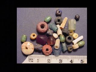 30+ Roman Mixed Beads Circa 100 - 400 A.  D. photo