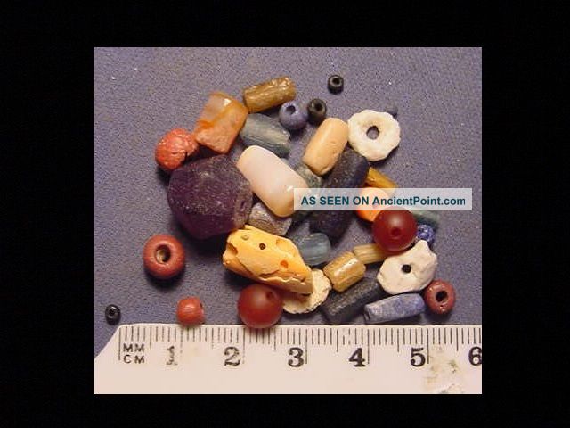30+ Roman Mixed Beads Circa 100 - 400 A.  D. Roman photo