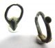 Two Rare Roman Bronze Earrings 1st - 2nd Century Ad - Cambs British photo 1