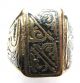 Silver Decorated Neillo Finger Ring 17th Century - European Early Modern Era European photo 1