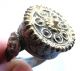 Rare Decorated Medieval Silver Gilt Crown Ring Circa: 15th Century European photo 2