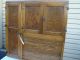 50329 Antique Oak Hoosier Cabinet Cupboard 1900-1950 photo 1