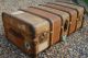Vintage Steamer Trunk,  Rustic Coffee Table,  Blanket Box,  Tray & Key Brass Locks 1900-1950 photo 5