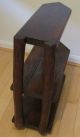 Old Hickory Primitive 3 - Tier Table Stand Oak Arrow Shelves Side Table Stand 1900-1950 photo 2