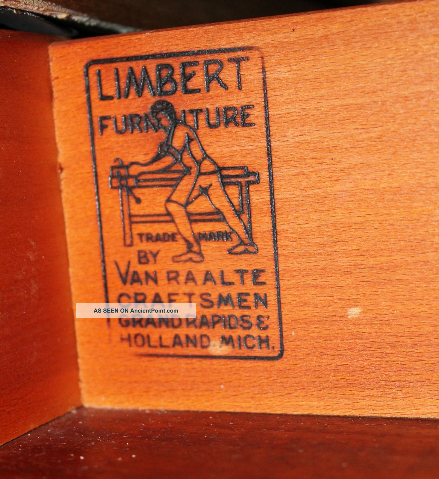 Limbert Van Raalte Craftsmen Vintage Antique Mahogany China Hutch Bookcase