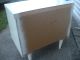 Vintage Mid Century Modern Square White Nightstands Frankel Style Post-1950 photo 2