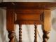 Antique Oak Jacobean Style Side Table By Macey Famous Maker Of Bookcases In Mi 1900-1950 photo 4