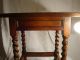 Antique Oak Jacobean Style Side Table By Macey Famous Maker Of Bookcases In Mi 1900-1950 photo 5