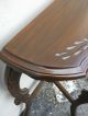 Early 1900 ' S Carved Half Moon Side Table 1622 1900-1950 photo 8