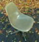 Eames Herman Miller 1950s Side Shell Chair Rare Olive Grey Fiberglass Vitra Post-1950 photo 11