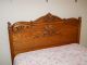 Antique Oak Bed And Dresser 1800-1899 photo 3