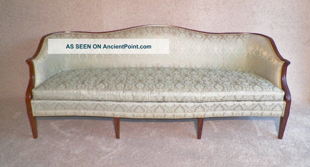 Mid Century,  Hickory Chair Cabriole Sofa,  High Quality Furniture Maker, Post-1950 photo
