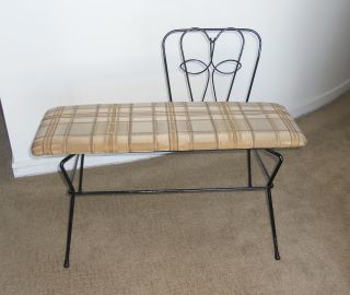 Vintage Metal Bench photo