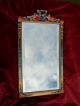 Vintage Barbola Mirror Red & Blue English Rose 1930s 20th Century photo 2