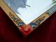 Vintage Barbola Mirror Red & Blue English Rose 1930s 20th Century photo 4
