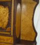 Antique Dragon Motif Pyrography Wall Hanging Cabinet Cupboard W/ Key Wood Wooden 1900-1950 photo 7
