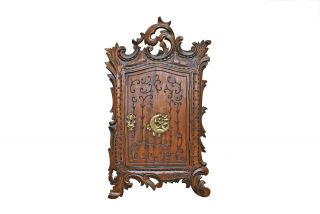 Antique Hanging Cabinet / Cupboard,  French. photo