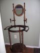 Antique Wash Basin And Pitcher Stand. photo