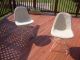 Eames Dkr Wire Eiffel Chair Herman Miller Cover Post-1950 photo 3