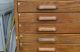 10 Drawer 2 Stack Stackable Oak Wood Map File Cabinet Antique Vintage Industrial 1900-1950 photo 2