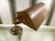 Stunning 1920 ' S Art Deco Bankers / Desk Lamp W.  Base Mounted Switch 20th Century photo 2