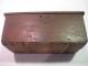 Nr Antique Dovetailed Miniature Blanket Chest Untouched Ca 1800 Old Red Paint 1800-1899 photo 2