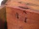 Nr Antique Dovetailed Miniature Blanket Chest Untouched Ca 1800 Old Red Paint 1800-1899 photo 5
