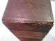 Nr Antique Dovetailed Miniature Blanket Chest Untouched Ca 1800 Old Red Paint 1800-1899 photo 8