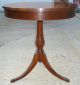 Antique Wooden Mersman Drum Table With Drawer & Brass Claw Feet - 7344 1900-1950 photo 3
