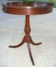 Antique Wooden Mersman Drum Table With Drawer & Brass Claw Feet - 7344 1900-1950 photo 4