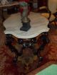 ✿✿ 1860 ' S Walnut Center Hall Turtle Top Parlor / Banquet / Gwtw Lamp Table ✿✿ 1800-1899 photo 9