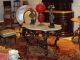 ✿✿ 1860 ' S Walnut Center Hall Turtle Top Parlor / Banquet / Gwtw Lamp Table ✿✿ 1800-1899 photo 10