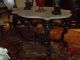 ✿✿ 1860 ' S Walnut Center Hall Turtle Top Parlor / Banquet / Gwtw Lamp Table ✿✿ 1800-1899 photo 1