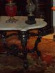 ✿✿ 1860 ' S Walnut Center Hall Turtle Top Parlor / Banquet / Gwtw Lamp Table ✿✿ 1800-1899 photo 2